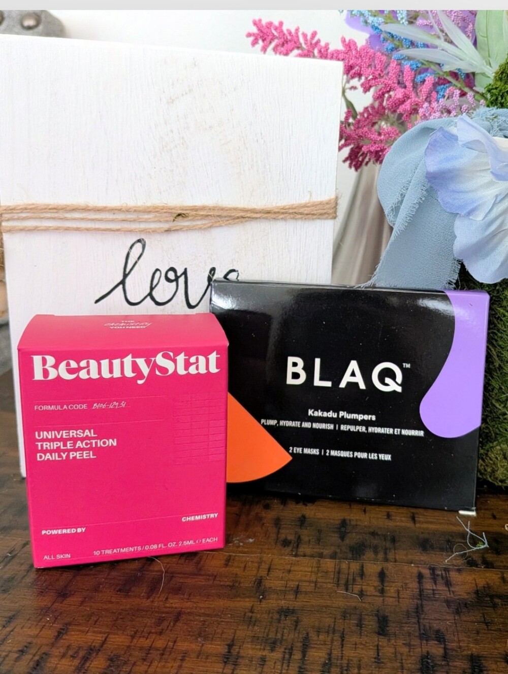 BeautyStat Universal Triple Action Daily Peel Pads And BLAQ Eye Plumping Patches